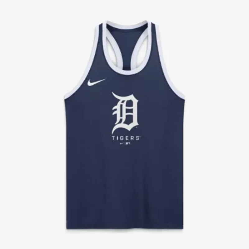 MLB Nike Detroit Tigers Tri-Blend Dri-FIT Racerback Tank Top