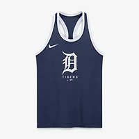 MLB Nike Detroit Tigers Tri-Blend Dri-FIT Racerback Tank Top