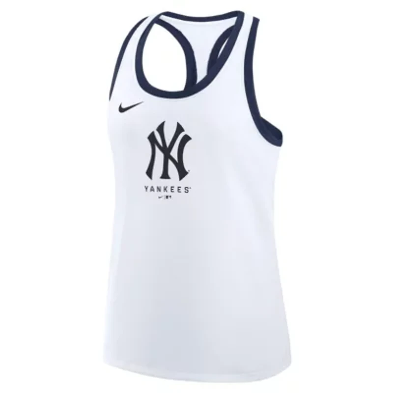 MLB Nike New York Yankees Tri-Blend Dri-FIT Racerback Tank Top