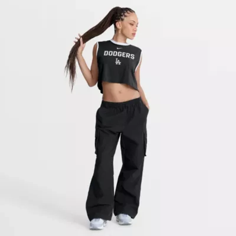 MLB Nike Los Angeles Dodgers Primetime Loose Dri-FIT Cropped Tank Top