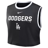 MLB Nike Los Angeles Dodgers Primetime Loose Dri-FIT Cropped Tank Top