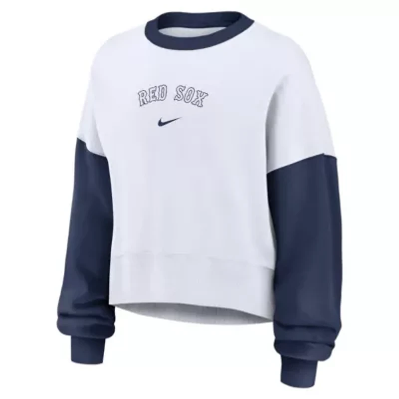 Boston Red Sox MLB Nike Oversized High Hip Fleece Sweatshirt