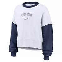 Boston Red Sox MLB Nike Oversized High Hip Fleece Sweatshirt