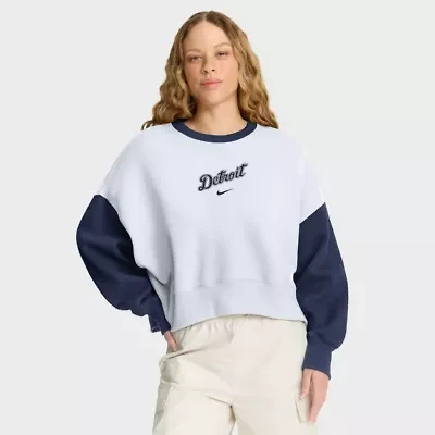 MLB Nike Detroit Tigers Oversized High Hip Fleece Sweatshirt