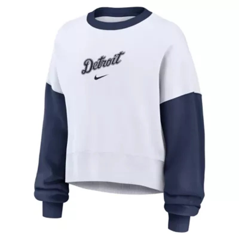 MLB Nike Detroit Tigers Oversized High Hip Fleece Sweatshirt