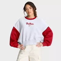 MLB Nike Philadelphia Phillies Oversized High Hip Fleece Sweatshirt