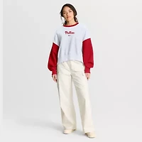 MLB Nike Philadelphia Phillies Oversized High Hip Fleece Sweatshirt