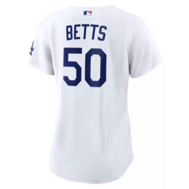 MLB Nike Mookie Betts Los Angeles Dodgers Home Stadium Jersey