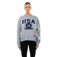 World Baseball USA 2026 Classic Mineral Wash Dolmen Sleeve Fleece Sweatshirt