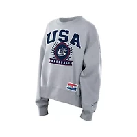 World Baseball USA 2026 Classic Mineral Wash Dolmen Sleeve Fleece Sweatshirt