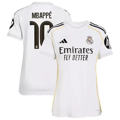 International Clubs Kylian Mbappé Real Madrid 2025/26 Home Replica Player Jersey