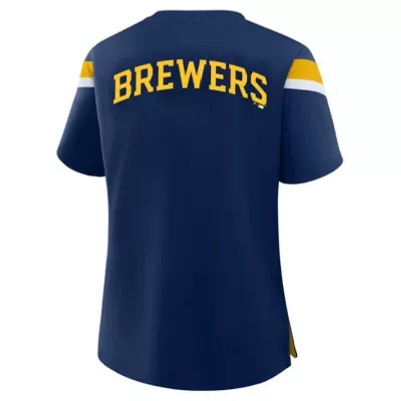 MLB Milwaukee Brewers Lace-Up T-Shirt