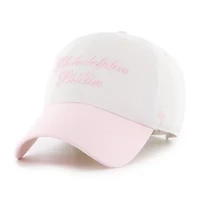 MLB White/Pink Philadelphia Phillies Gelato Two-Tone Clean Up Adjustable Hat