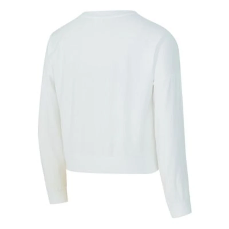 NBA New York Knicks Laney Chenille Cropped Long Sleeve T-Shirt