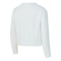 NBA New York Knicks Laney Chenille Cropped Long Sleeve T-Shirt