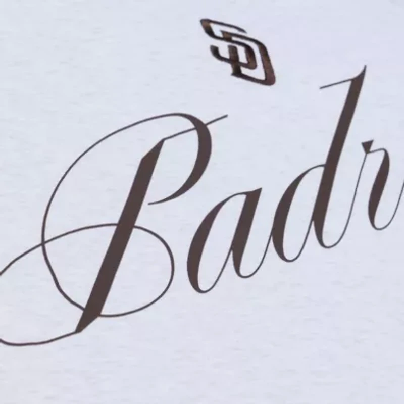 MLB San Diego Padres Script Cropped Boxy T-Shirt