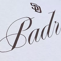 MLB San Diego Padres Script Cropped Boxy T-Shirt