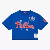 MLB Philadelphia Phillies Pep Rally Cropped Boxy T-Shirt