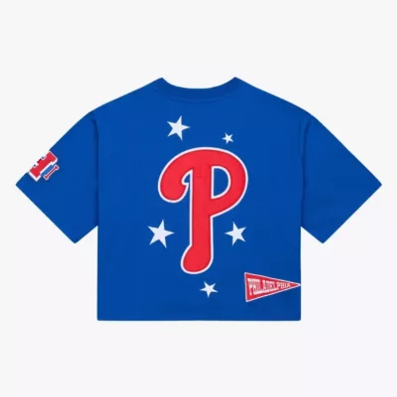 MLB Philadelphia Phillies Pep Rally Cropped Boxy T-Shirt