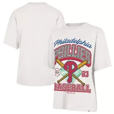MLB x Lane Sand Philadelphia Phillies Crossover Base Foundation T-Shirt