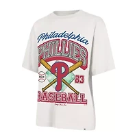 MLB x Lane Sand Philadelphia Phillies Crossover Base Foundation T-Shirt