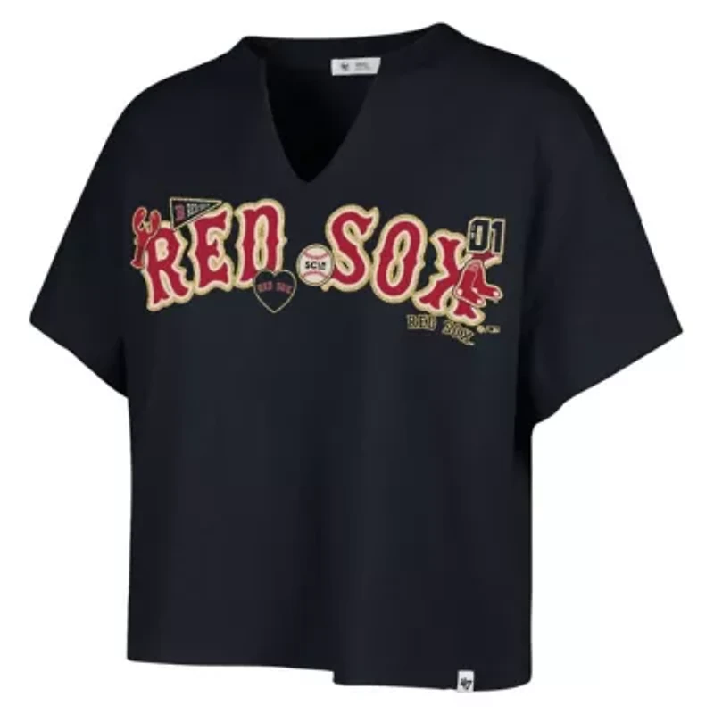 Boston Red Sox MLB x Lane Oversized Notch Neck T-Shirt
