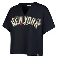 MLB x Lane New York Yankees Oversized Notch Neck T-Shirt