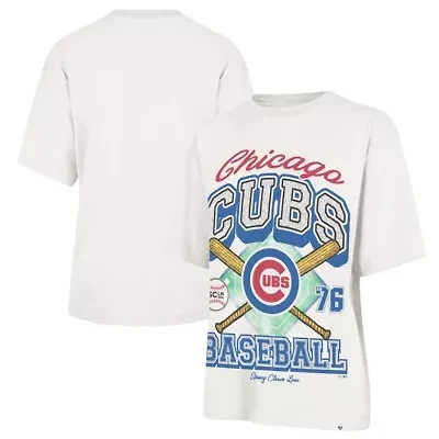 MLB x Lane Sand Chicago Cubs Crossover Base Foundation T-Shirt