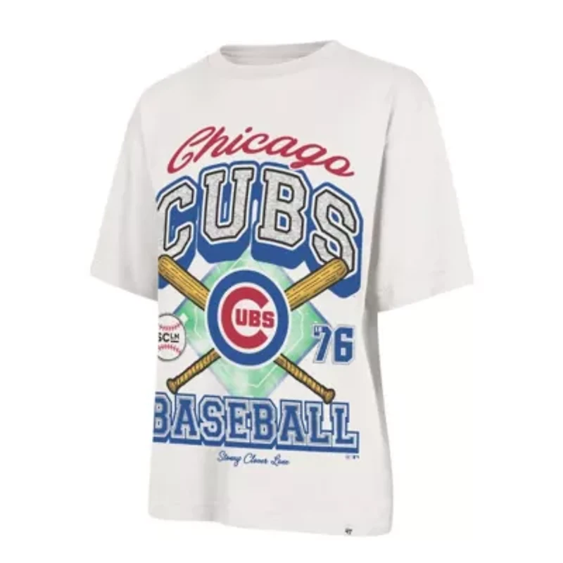 MLB x Lane Sand Chicago Cubs Crossover Base Foundation T-Shirt