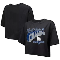 MLB Freddie Freeman Los Angeles Dodgers 2025 World Series s Name & Number Boxy Cropped T-Shirt