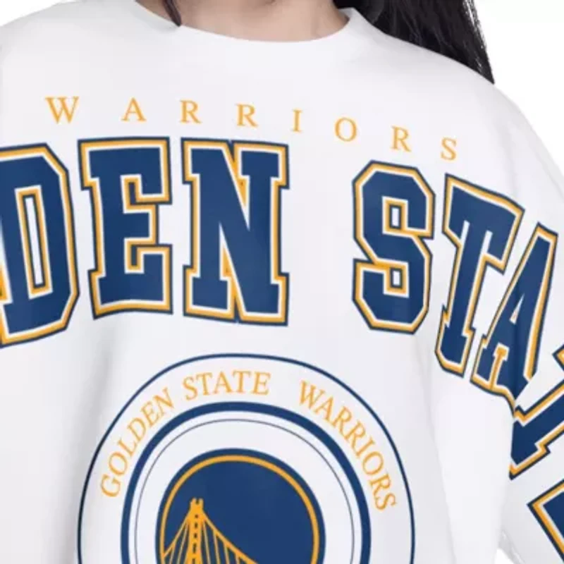 NBA Golden State Warriors Bleachers Cropped French Terry Sweatshirt