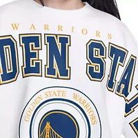 NBA Golden State Warriors Bleachers Cropped French Terry Sweatshirt