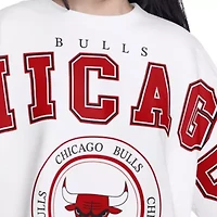 NBA Chicago Bulls Bleachers Cropped French Terry Sweatshirt