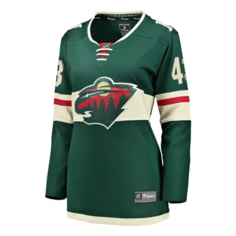 NHL Fanatics Quinn Hughes Minnesota Wild Home Breakaway Jersey