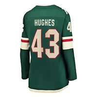 NHL Fanatics Quinn Hughes Minnesota Wild Home Breakaway Jersey