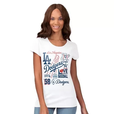 MLB Los Angeles Dodgers Endzone Collage T-Shirt