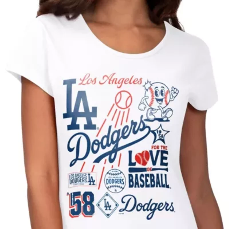 MLB Los Angeles Dodgers Endzone Collage T-Shirt
