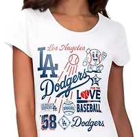 MLB Los Angeles Dodgers Endzone Collage T-Shirt