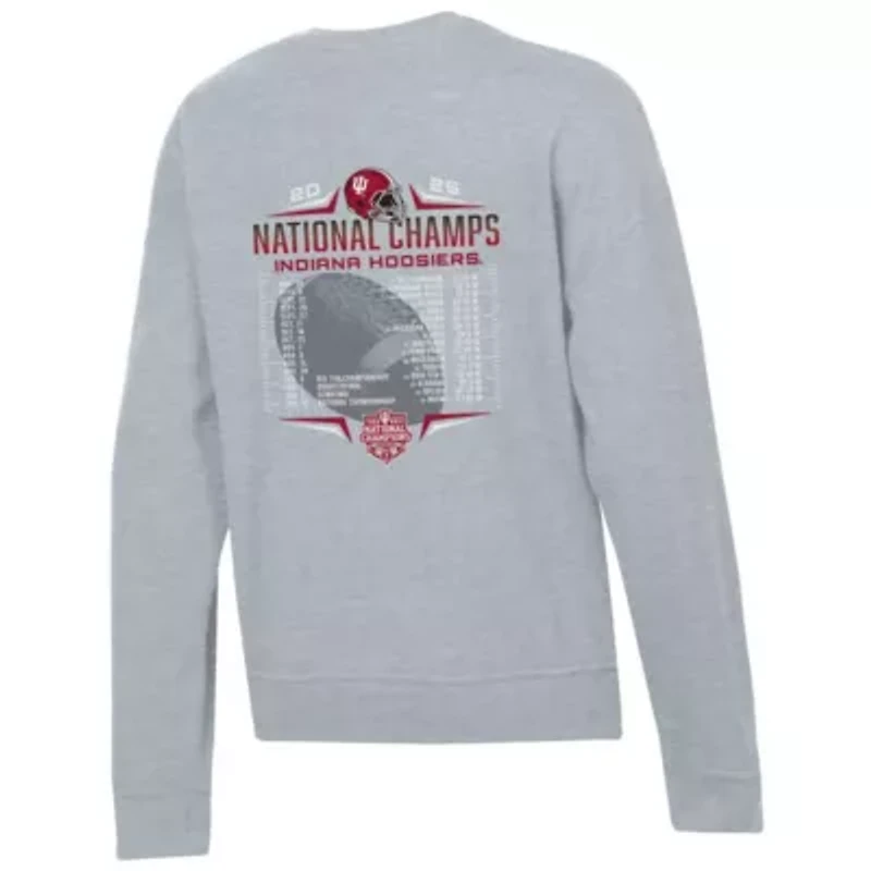 NCAA Unisex Indiana Hoosiers Football Playoff 2025 National s Schedule Sweatshirt