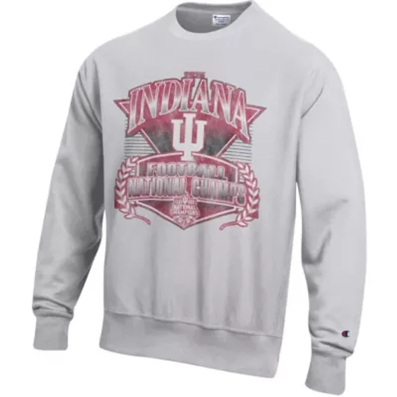 NCAA Unisex Indiana Hoosiers Football Playoff 2025 National s Reverse Weave Sweatshirt