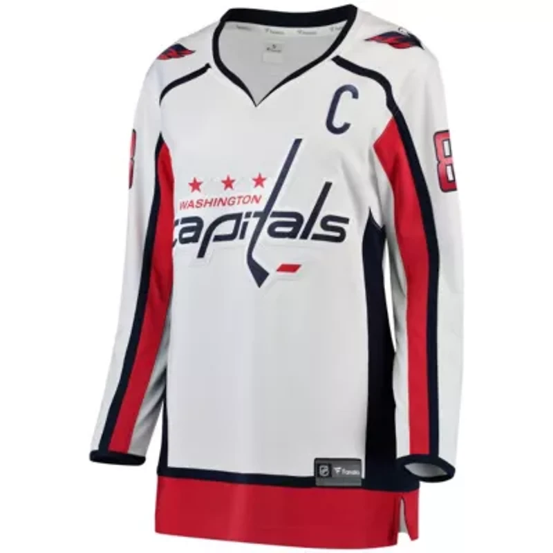 NHL Fanatics Alexander Ovechkin Washington Capitals Away Breakaway Jersey