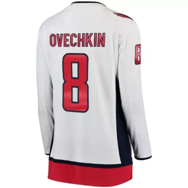 NHL Fanatics Alexander Ovechkin Washington Capitals Away Breakaway Jersey