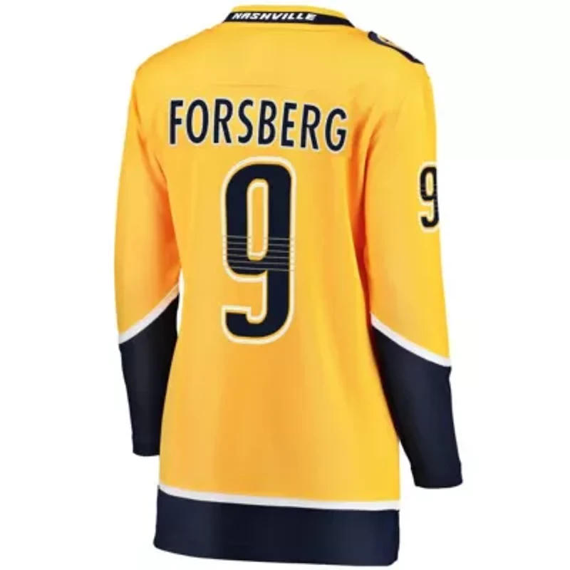 NHL Fanatics Filip Forsberg Nashville Predators Breakaway Player Jersey