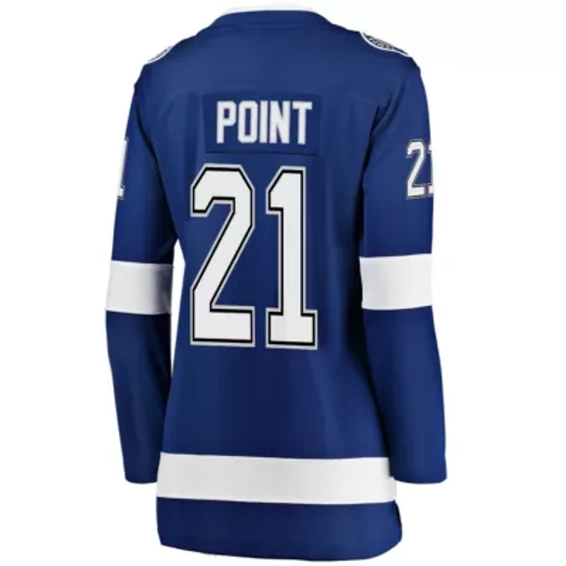 NHL Fanatics Tampa Bay Lightning Brayden Point Breakaway Player Jersey