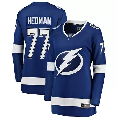 NHL Fanatics Tampa Bay Lightning Victor Hedman Breakaway Player Jersey