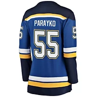 NHL Fanatics Colton Parayko St. Louis Blues Breakaway Player Jersey