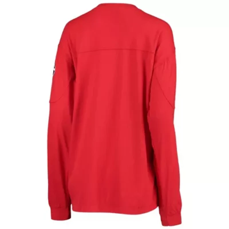 NCAA Georgia Bulldogs Edith Long Sleeve Oversized Top