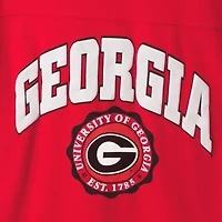 NCAA Georgia Bulldogs Edith Long Sleeve Oversized Top