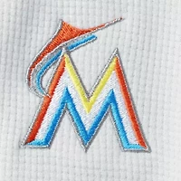 MLB Vineyard Vines Miami Marlins Performance Grid Half-Zip Pullover Top