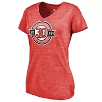 NHL Fanatics Martin Brodeur New Jersey Devils Hall of Fame V-Neck Tri-Blend T-Shirt